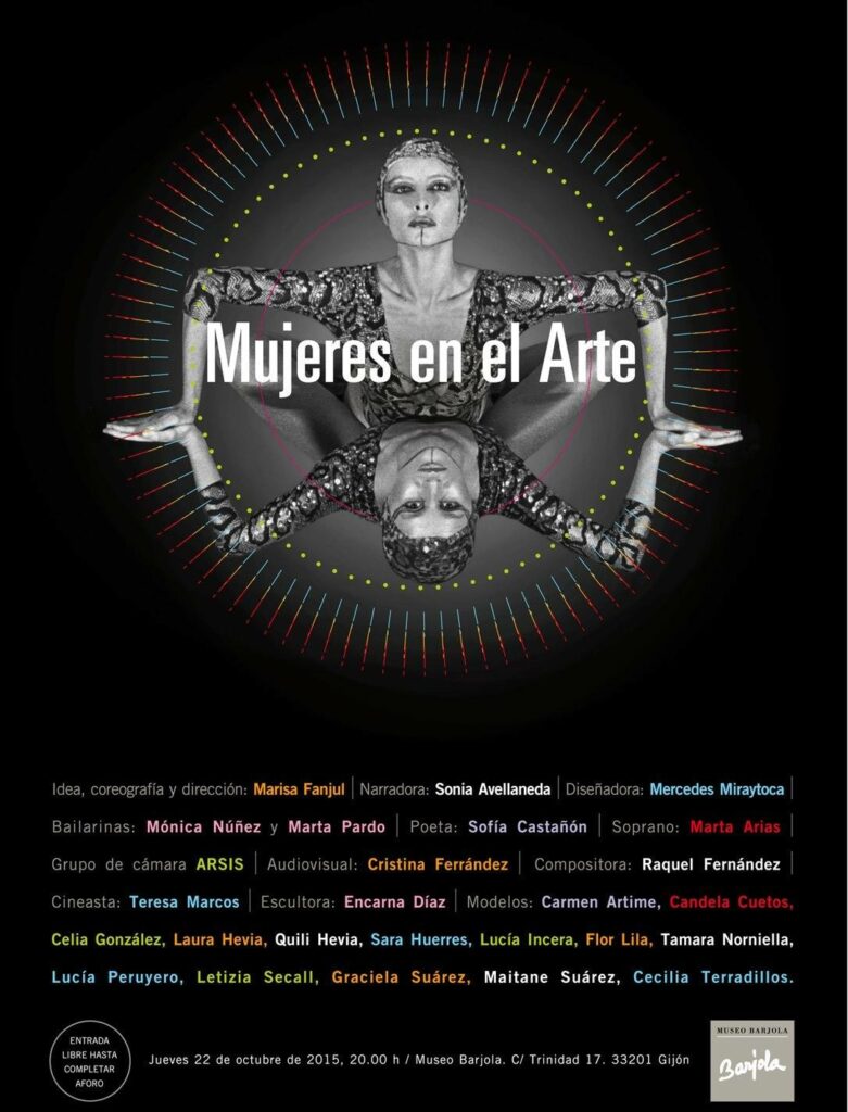 cartel MUJERES EN EL ARTE