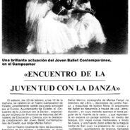 Encuentro de la juventud con la danza